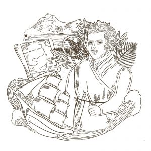 克拉克·亞卑路©️ 龍虎山環境教育中心 （Panny Kwan繪）